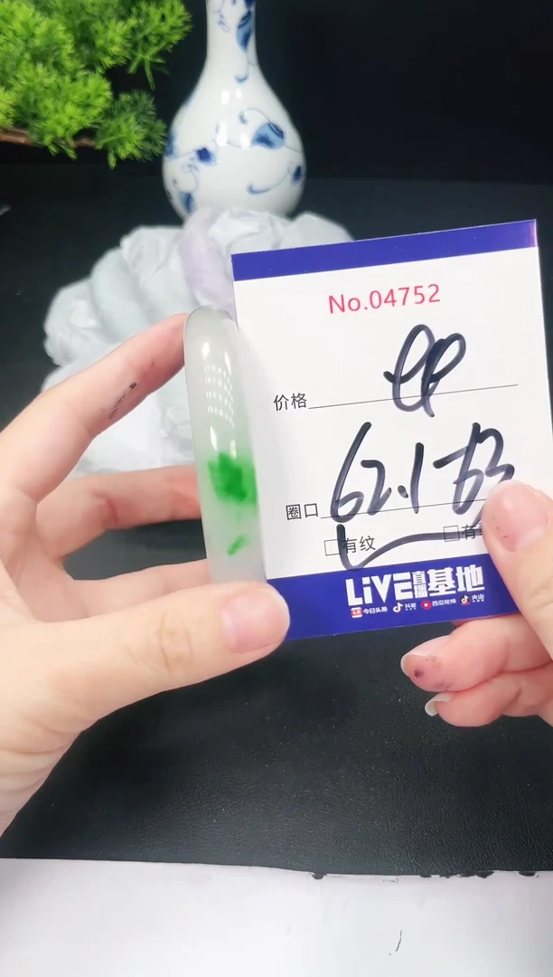 未镶嵌手镯翡翠4752