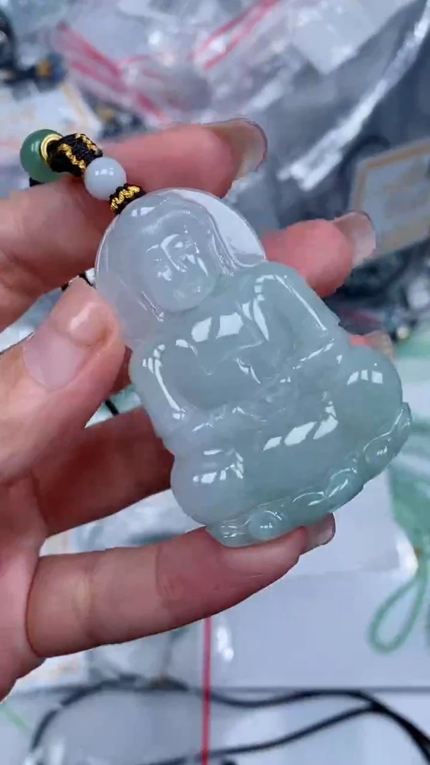 颈饰未镶嵌翡翠吊坠