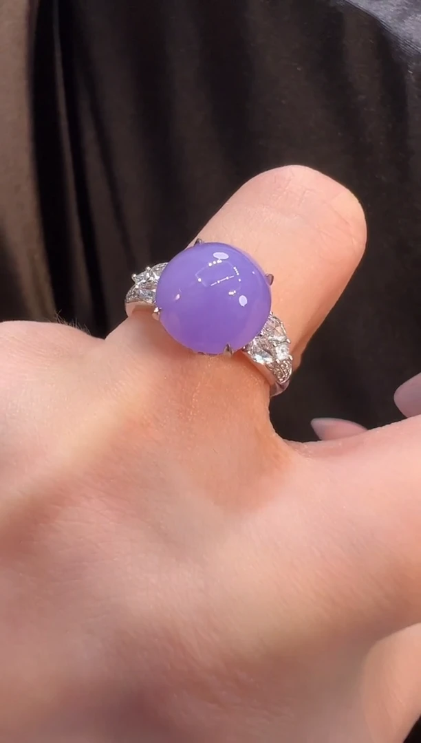 【闪购商品】翡翠戒指18K金镶嵌戒指