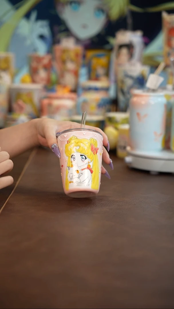 美少女战士创意吸管杯