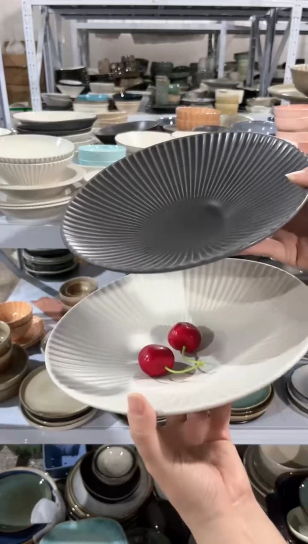 【闪购商品】瓷片外贸尾货瑕疵满20包邮X2 大号白加灰