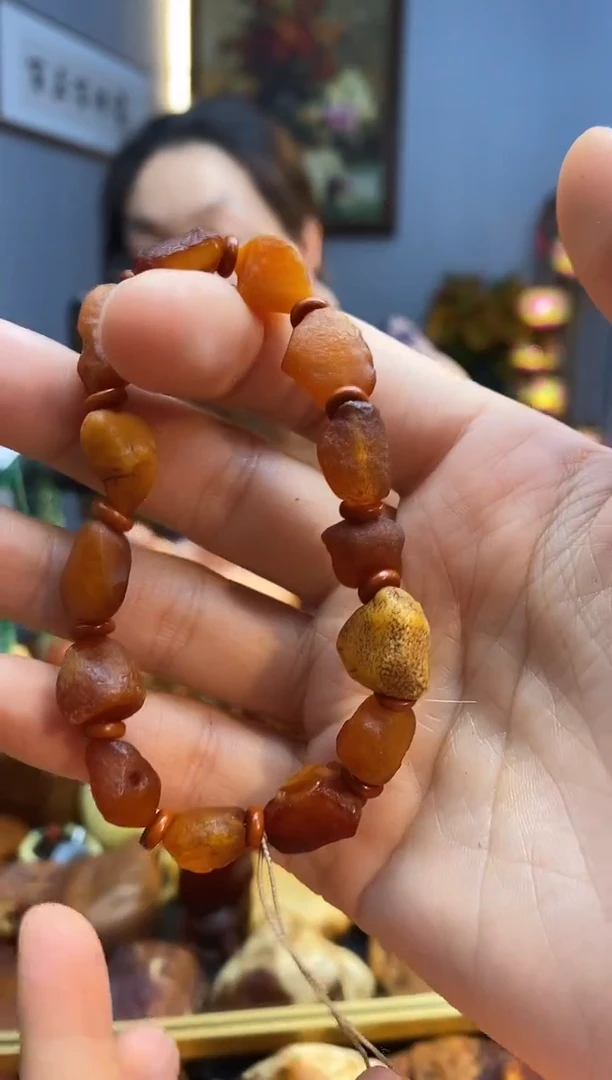 未镶嵌琥珀手串手串