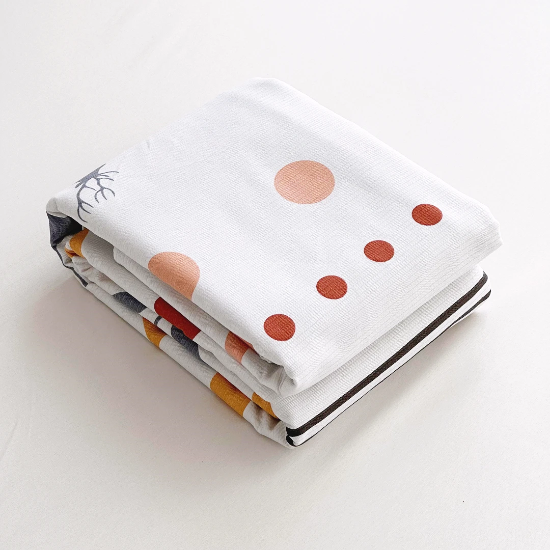 【京かわ会社】床单220*240cm 时尚鹿影-米