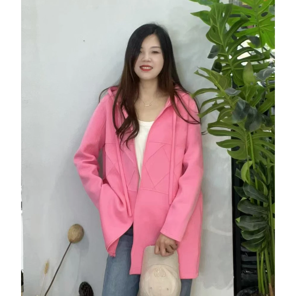 0100水淼2025针织长款外套