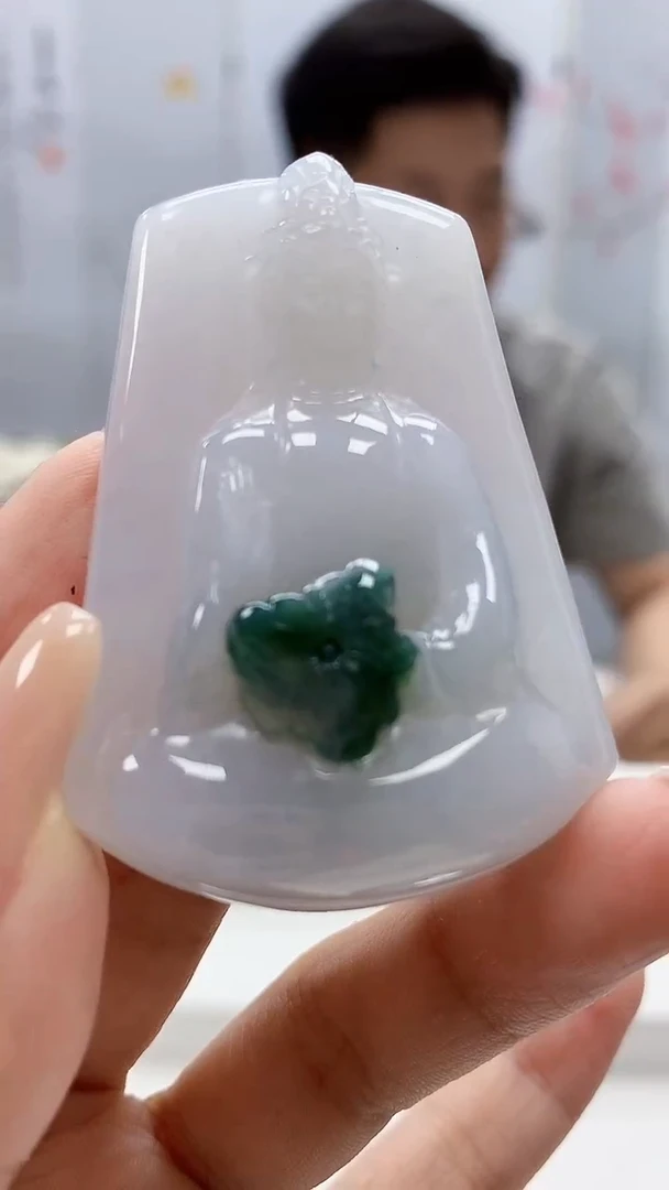 定制翡翠未镶嵌4917xx-毛货挂件77