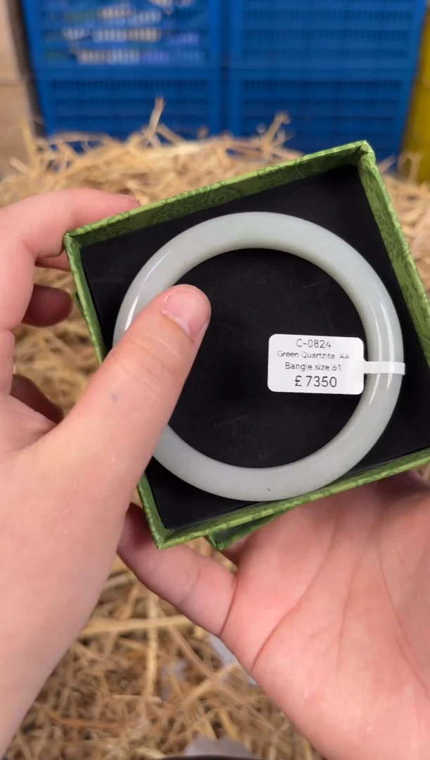 未镶嵌手镯石英质玉C0824