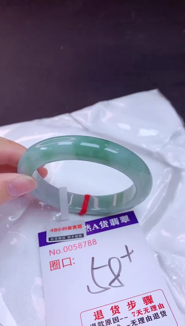 未镶嵌手镯翡翠58（7天无理由退换 ）