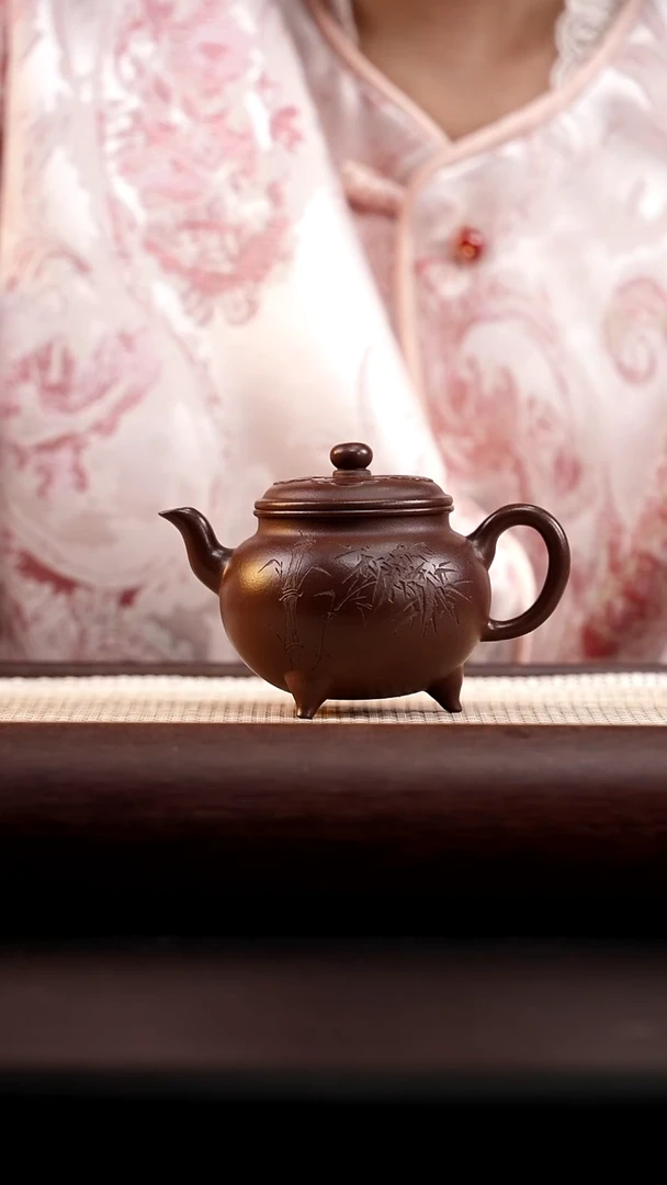 茶壶紫砂底槽清大彬如意