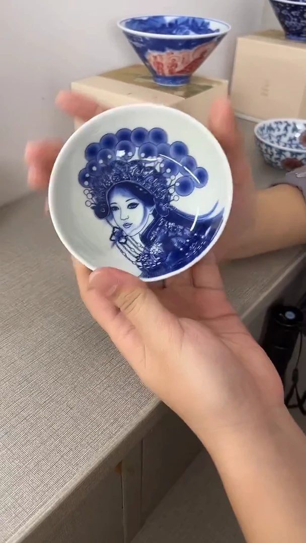 景德镇高温瓷花旦普洱