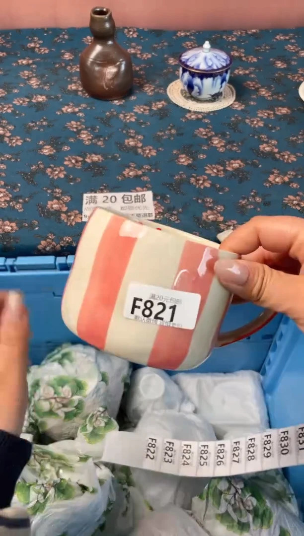 瓷片小**学瓷器瓷器F821