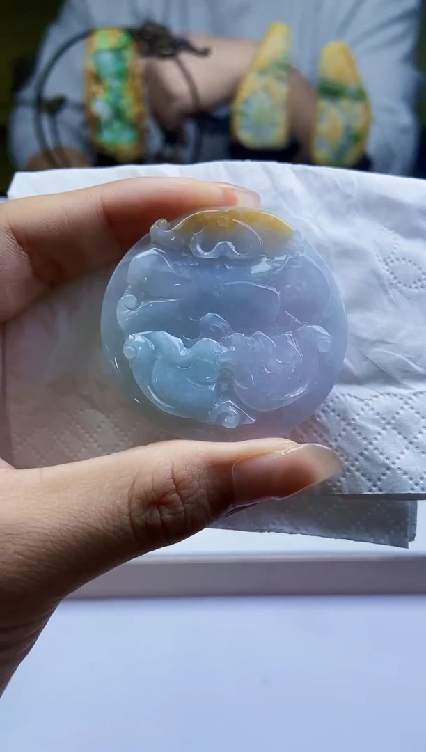 颈饰未镶嵌翡翠翡翠A货