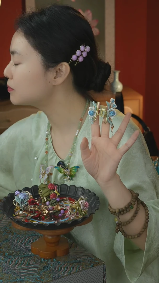 刺绣纯手工非遗国风饰品