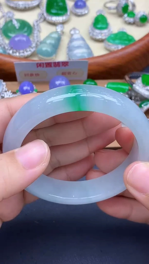 未镶嵌手镯翡翠725-中国好珍宝