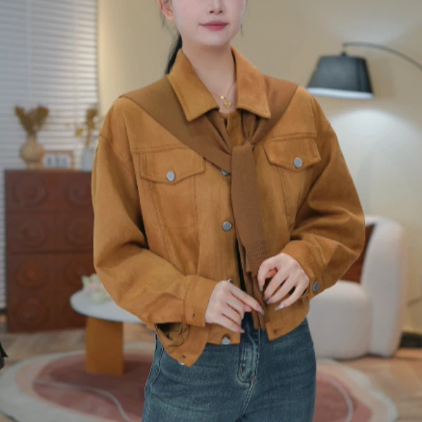 现货外套女士新款早秋设计风港风女款爆款2025新款破破