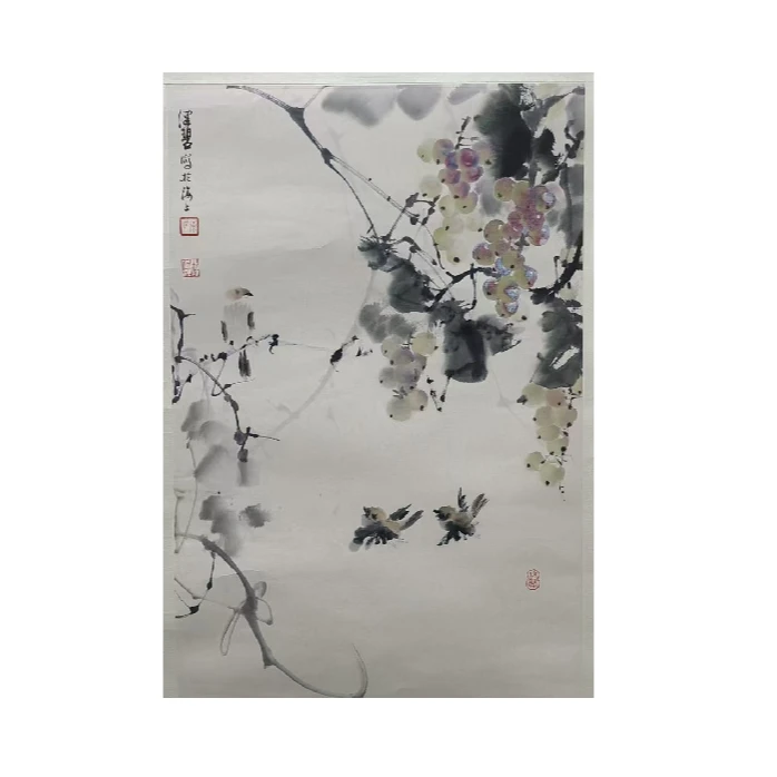 Z127 花鸟画 46c×70 纸本镜片