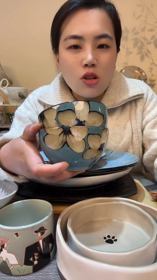 【闪购商品】瓷片瑕疵款 2个饭碗 介意勿拍