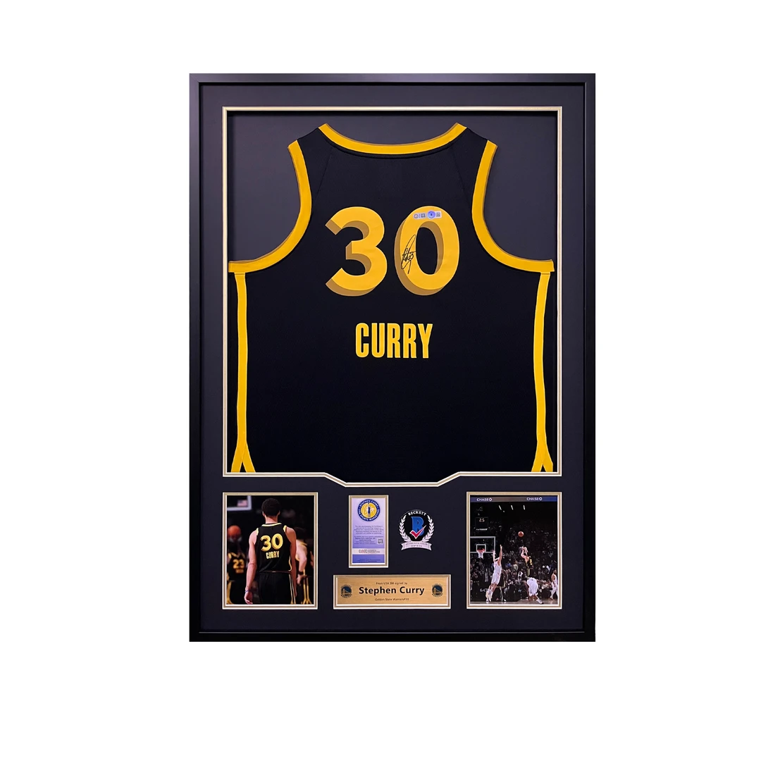 【亲签保真】库里sw亲签球衣带USA SM和Beckett双证书（可定制礼盒）