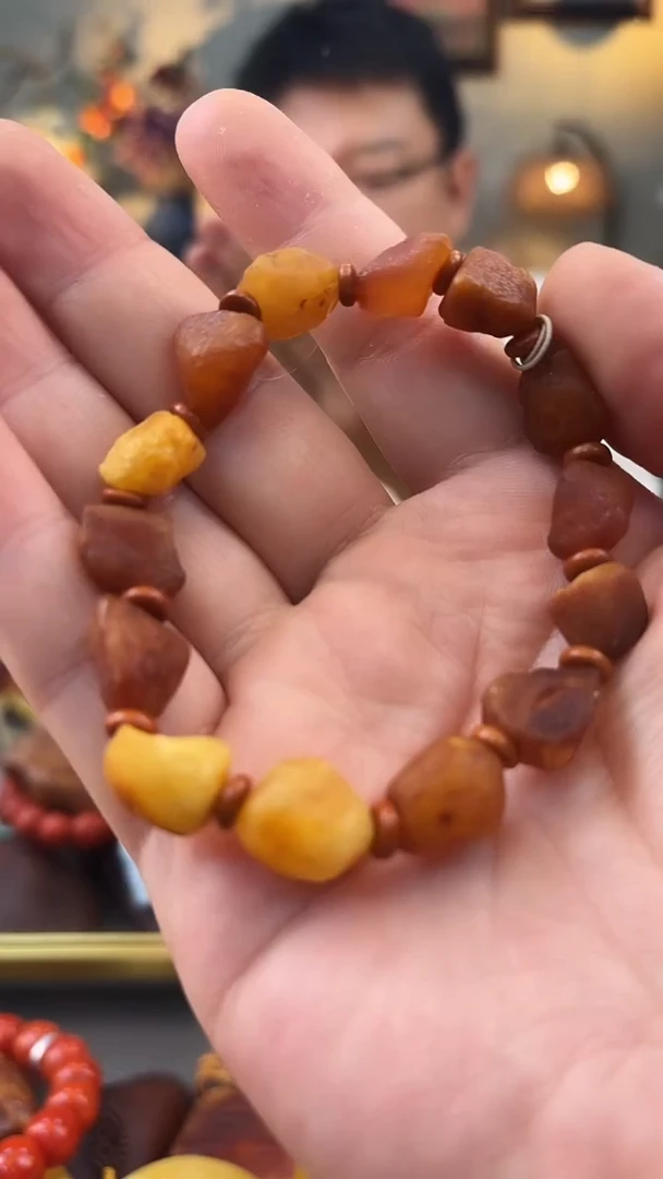未镶嵌琥珀手串手串