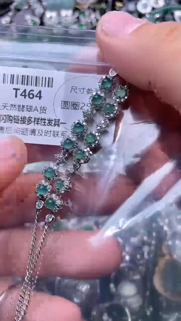 【闪购商品】翡翠颈饰未镶嵌T464手链 多样性发其一
