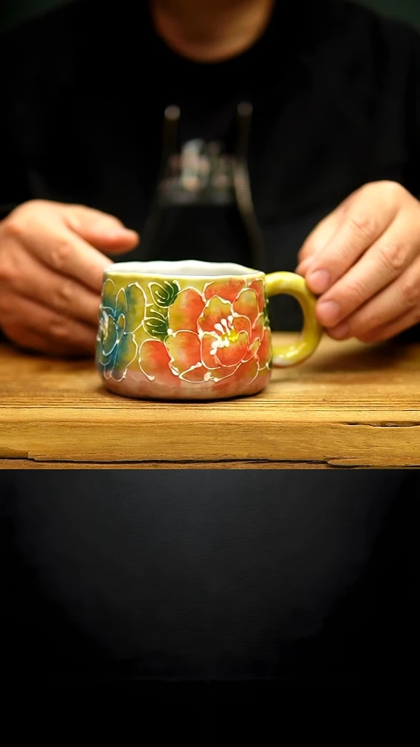 @@陶园瓷舍@@纯手工手绘@高温釉下彩