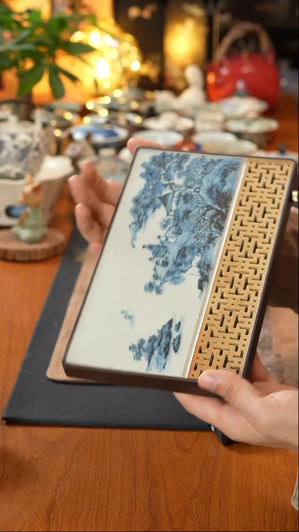 【闪购商品】朴云山水壶承三个人山水壶承三个人