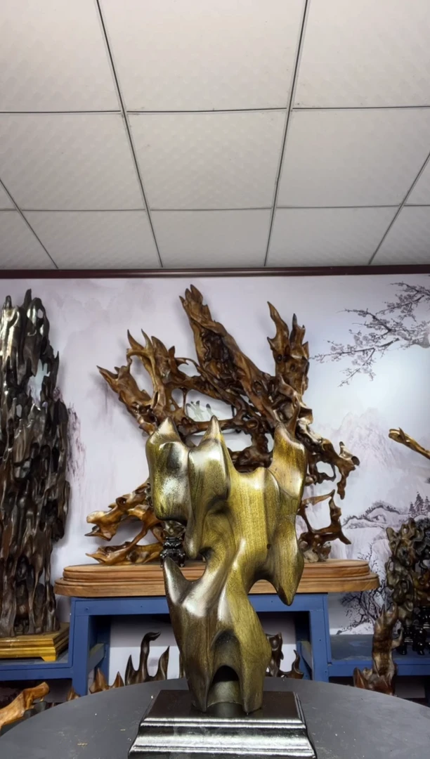 金丝楠木雕款专***构金丝楠木工艺品摆件