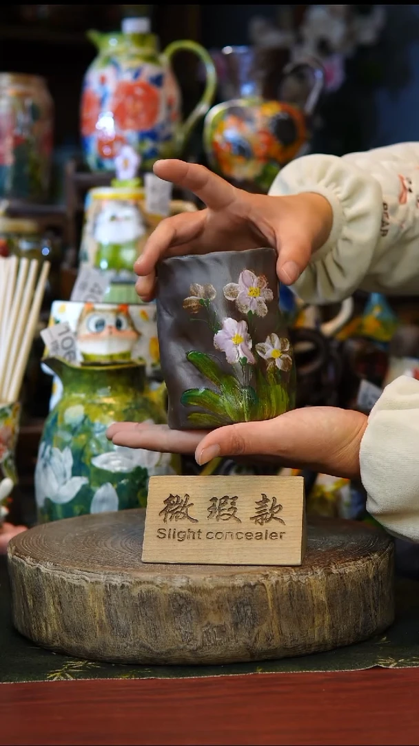 陶瓷126景德镇手工手绘釉下彩