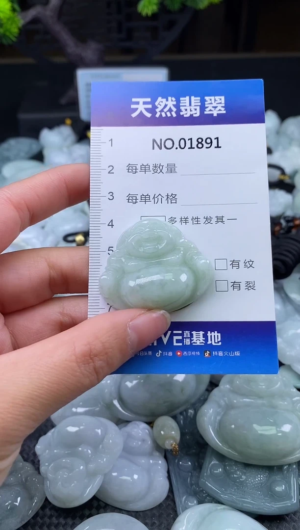 颈饰未镶嵌翡翠天然缅甸翡翠1891