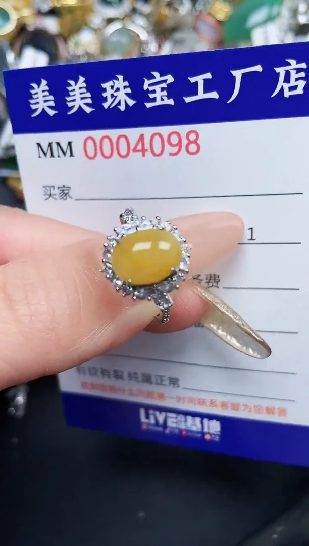 【闪购商品】翡翠颈饰银S925镶嵌4098