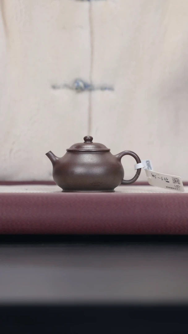 【闪购商品】紫砂茶壶柴烧 潘壶 150cc