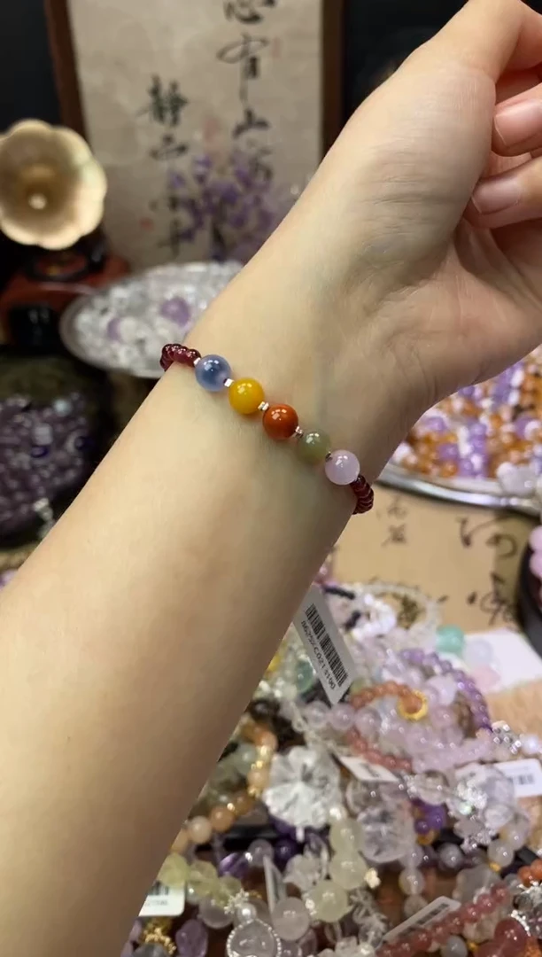 【闪购商品】石榴石手链未镶嵌382手串