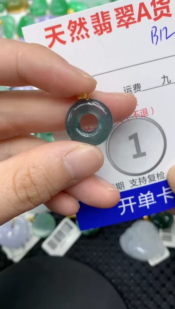 【闪购商品】翡翠颈饰18K金镶嵌111111111111