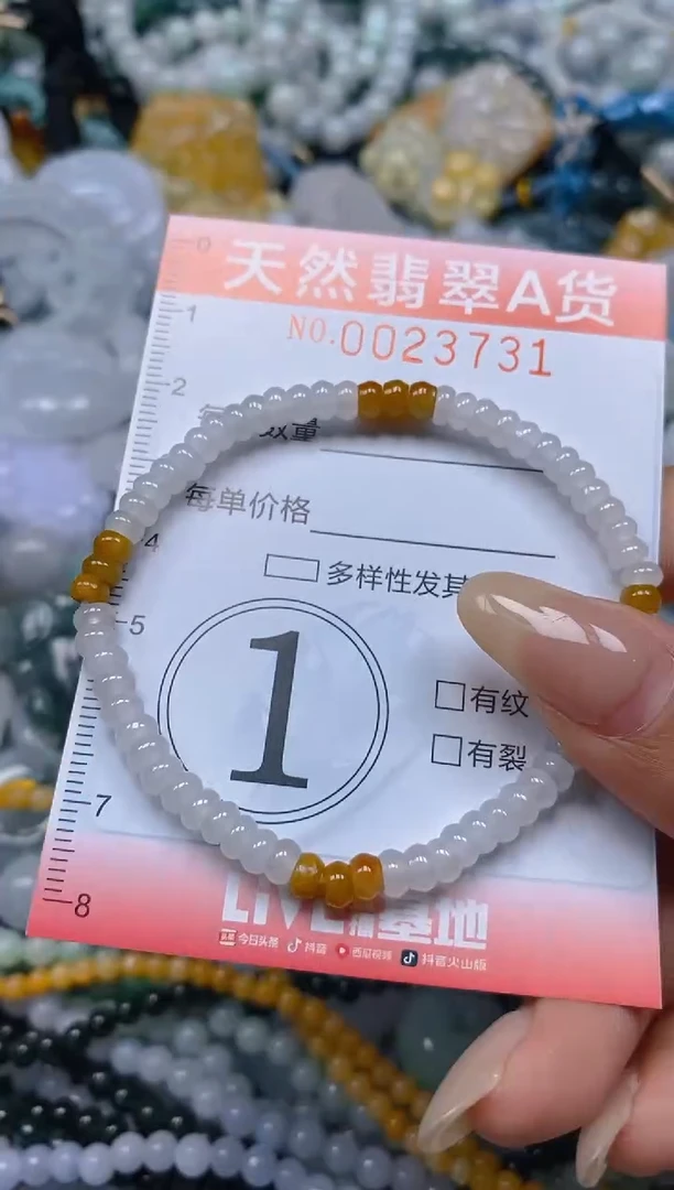翡翠未镶嵌颈饰闪购0023731