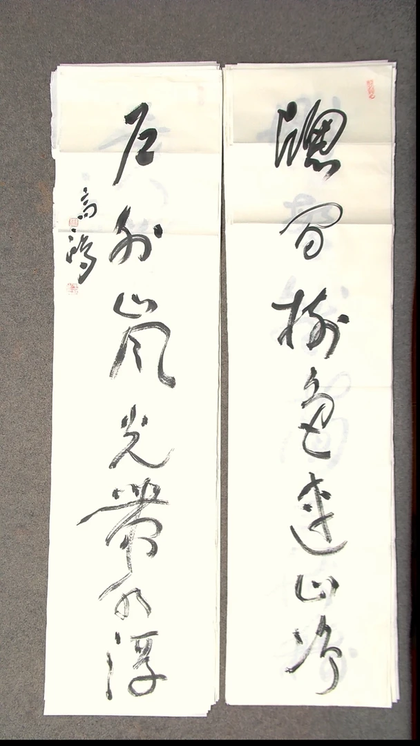 书法王高生 福建漳州 四尺对联