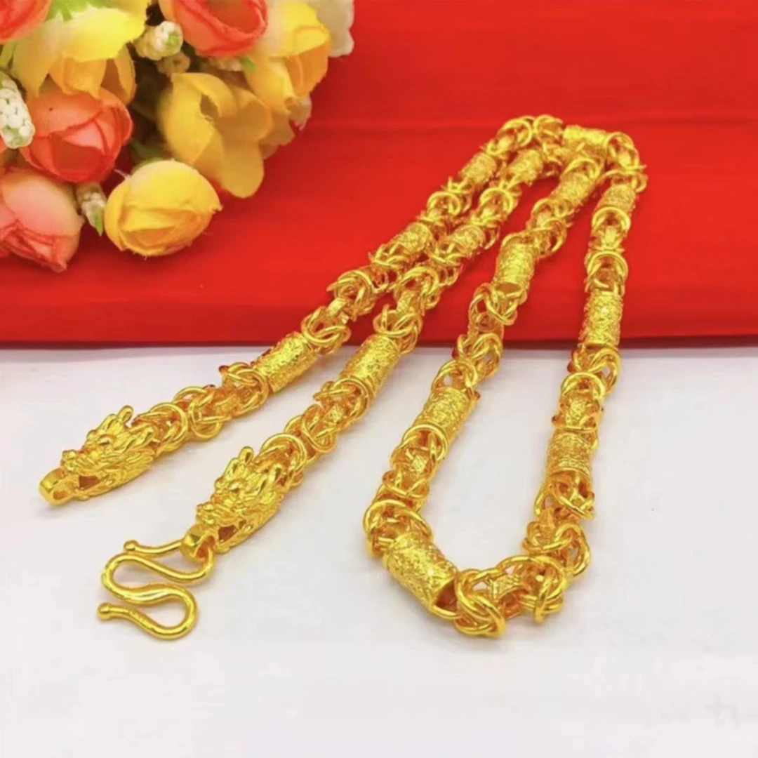 合金项链 【龙柱项链】2025新款男款时尚潮流大气经典百搭精工款