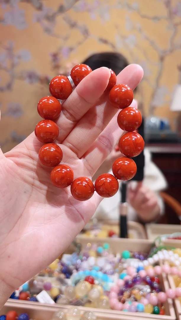 未镶嵌手链南红玛瑙火焰南红