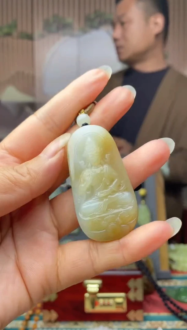 未镶嵌和田玉挂件拍一发一