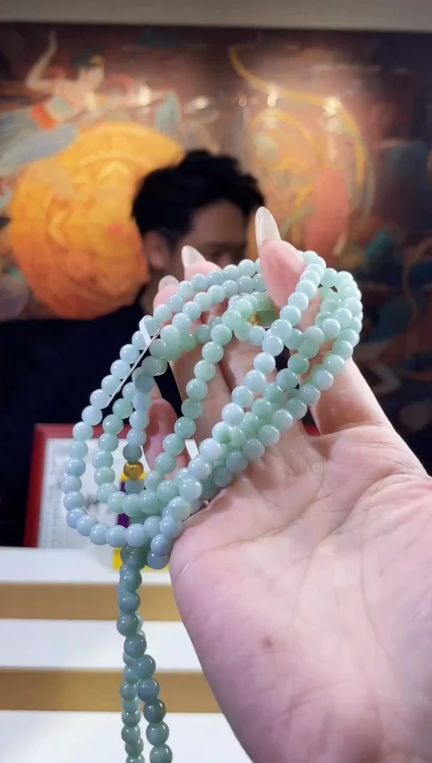 翡翠未镶嵌颈饰多样性发其一珠链20