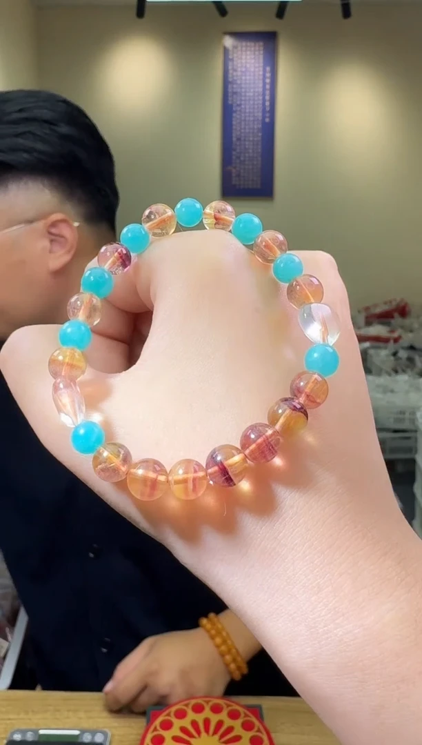 未镶嵌手链萤石多样性发一件 132