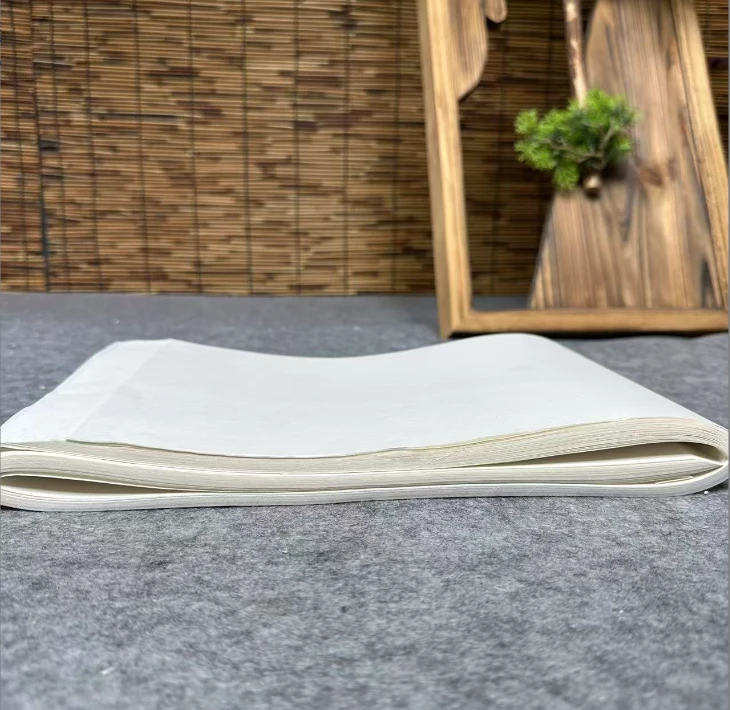 【丈二边角料】手工丈二檀皮边角料 33cm*65cm作品纸