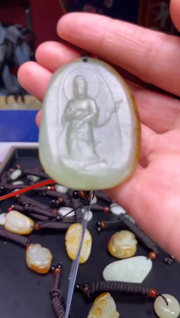 颈饰未镶嵌和田玉123