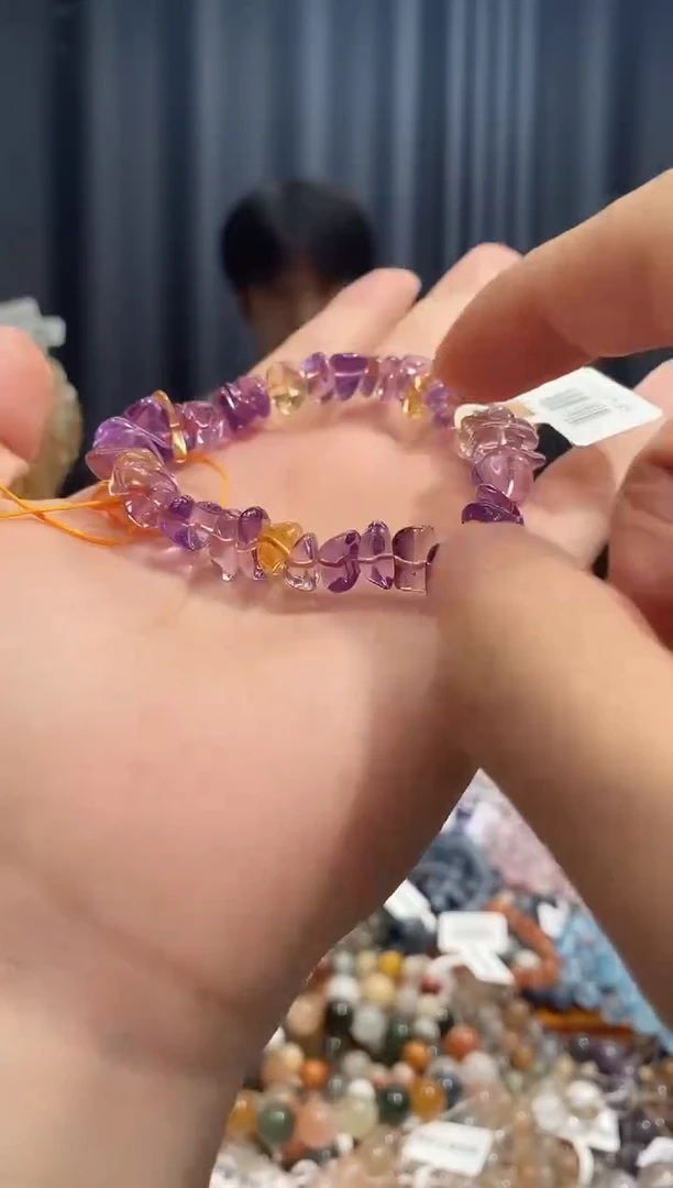 未镶嵌手链水晶方**子水晶碎石