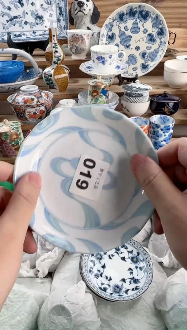 瓷片沐*瓷器  D    019