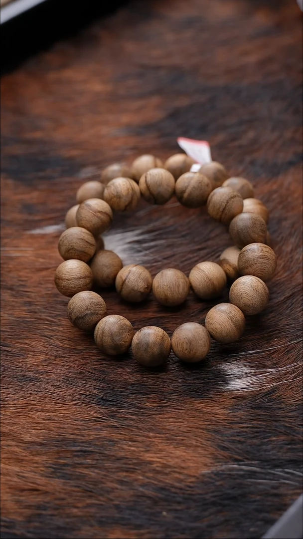 沉香手串卓CGM6111-01正区文莱黑棋卡1.5mm天然野多样性发一