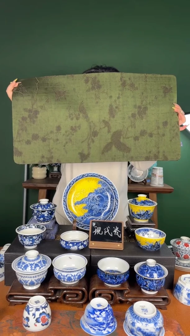 杯福利。  香云纱。喜上眉梢茶席