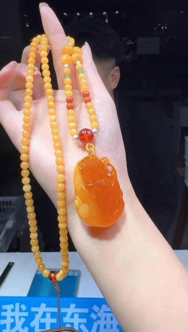 【闪购商品】蜜蜡颈饰未镶嵌多样性发一件 146