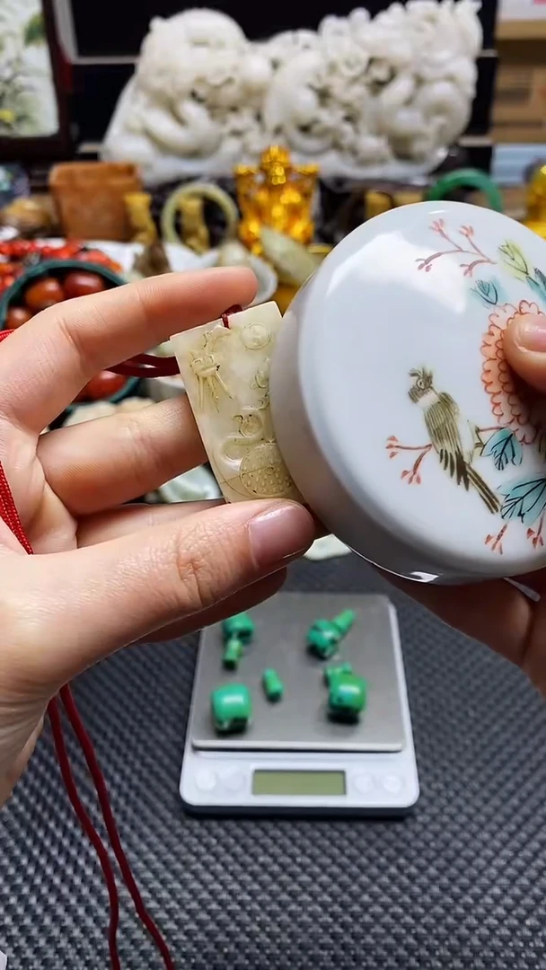 【闪购商品】瓷片瓷片瓷器 摆件1个