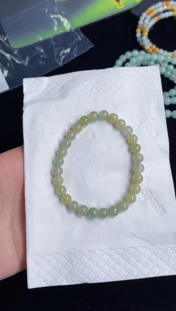 未镶嵌手串翡翠28号链接天然缅甸翡翠A货一物一证