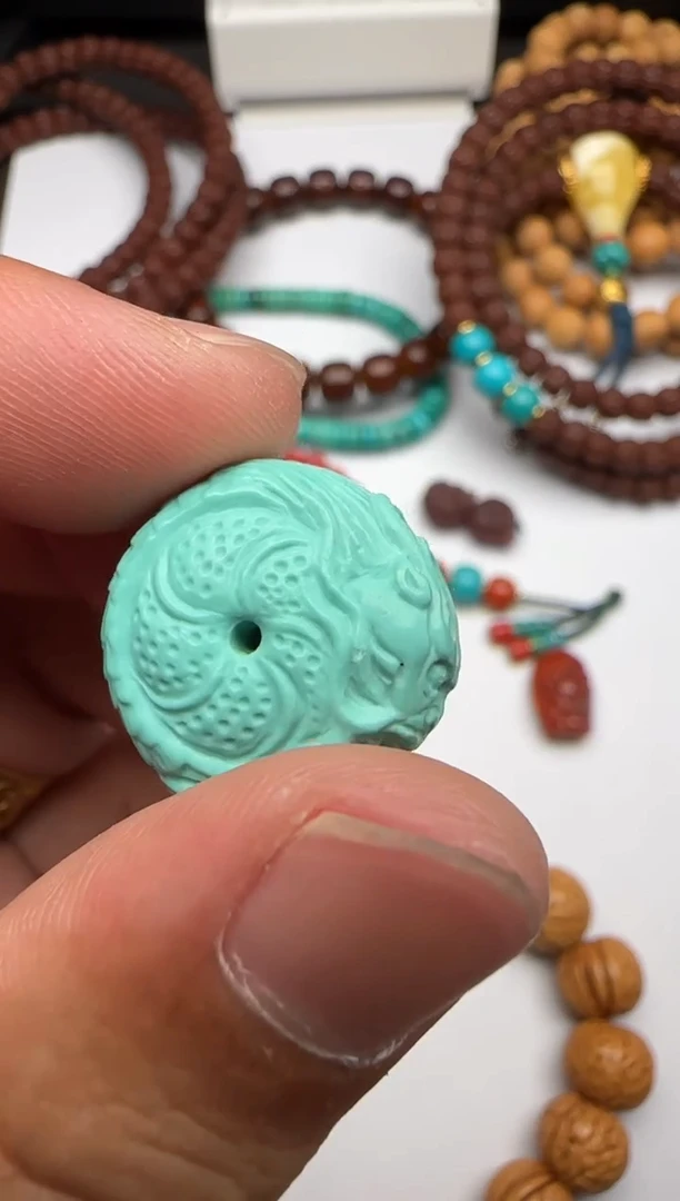 绿松石未镶嵌配饰下午好呀
