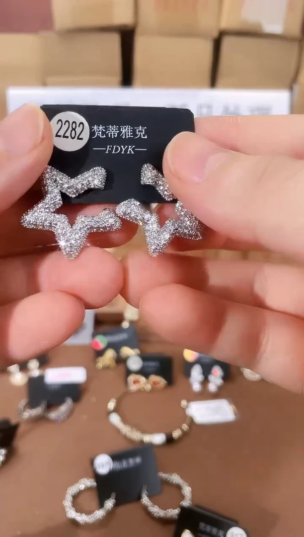铜合金925银锆石梵2282